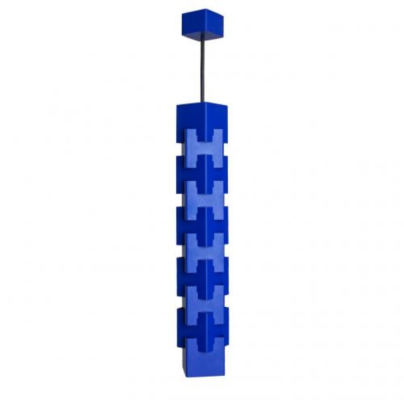 Світильник підвісний MSK Electric Norden під лампу Е27 синій NL 4280 BL