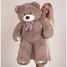 Плюшевий ведмедик Mister Medved Хеппі 130 см Капучіно (085)