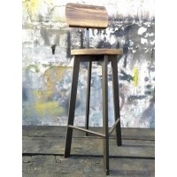 Барний стілець GoodsMetall у стилі ЛОФТ 750х300х300 мм Дублін 2