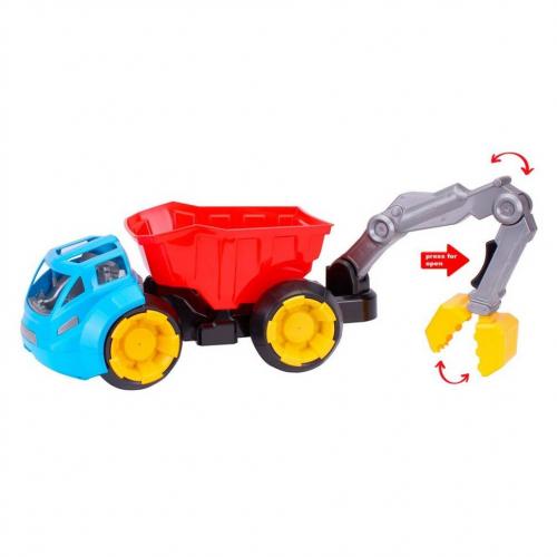 Дитяча іграшка ТехноК Самоскид 6900TXK 47х27х25,5 Різнокольоровий Дитяча іграшка ТехноК Самоскид 6900TXK 47х27х25,5 Різнокольоровий