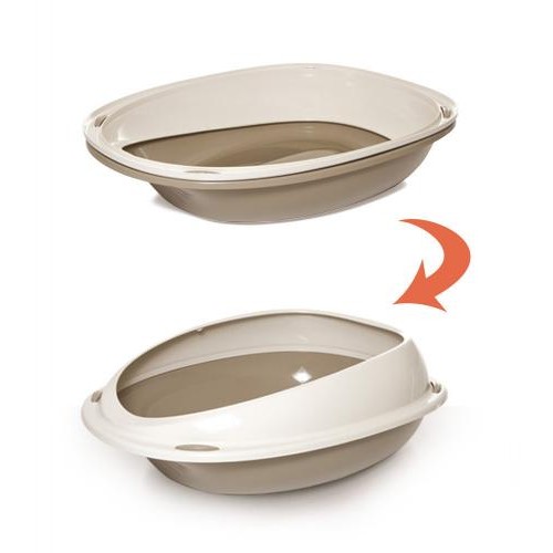 Туалет для котів Georplast Shuttle 45x36x15,5 Бежевий 10530 Туалет для котів Georplast Shuttle 45x36x15,5 Бежевий 10530