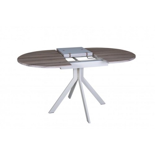 Стіл Max's furniture Мічіган 90х110/150х75 см Ясень + Бежевий Стіл Max's furniture Мічіган 90х110/150х75 см Ясень + Бежевий