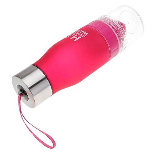 Спортивна пляшка-соковитискач H2O Water bottle Red 500 мл Червоний