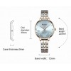 Наручний годинник жіночий Curren Blanche New Золотистий (2685727044)
