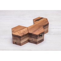 Дерев'яний органайзер для наручних годинників ecoWalnut 7.3х27.1х14.1 см Дерев'яний органайзер для наручних годинників ecoWalnut 7.3х27.1х14.1 см
