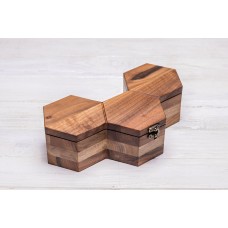 Дерев'яний органайзер для наручних годинників ecoWalnut 7.3х27.1х14.1 см