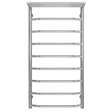 Рушникосушарка водяна Трапеція з полицею П9 500х1000 Deffi Хром (C.TP.100.50.9.C.A)