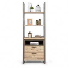 Шафа для зберігання в стилі Loft NS-2223 2030x750x420 мм Черный