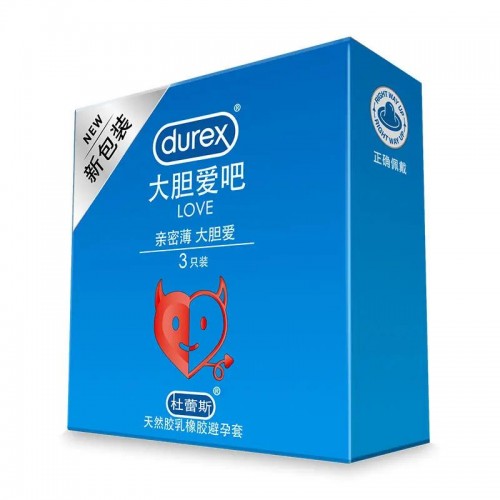 Презервативи Durex LOVE 3 шт. в упаковці в інтернет супермаркеті PbayMarket!