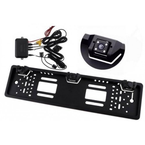 Парктронік в Авторамки для номера з камерою CAR CAM 5429 з індикацією Спартак