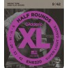 Струни для електрогітари D'Addario EHR320 Half Rounds Super Light Electric Guitar Strings 9/42