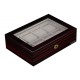 Шкатулка для зберігання годинників Salvadore WB/2105/8.E Бордовий