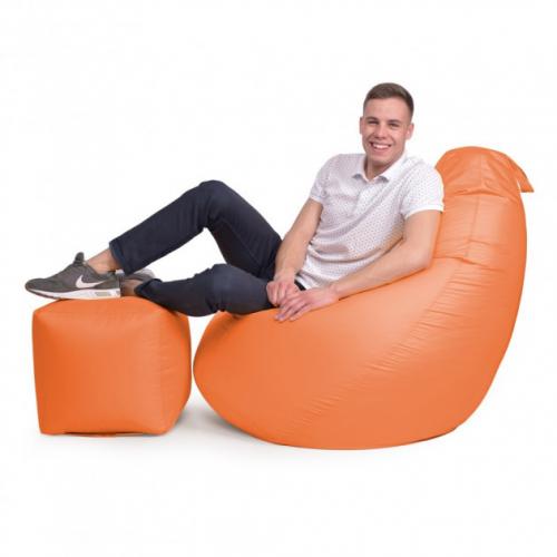 Крісло Мішок Груша Оксфорд 150х100 Студія Комфорту Великий Помаранчевий Крісло Мішок Груша Оксфорд 150х100 Студія Комфорту Великий Помаранчевий