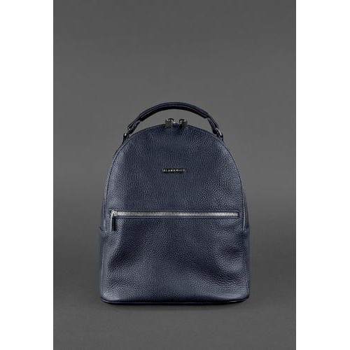 Шкіряний міні-рюкзак BlankNote Kylie Синій (BN-BAG-22-navy-blue)