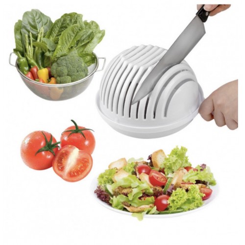 Овочерізка для салатів SALAD CUTTER BOWL Біла (300703)