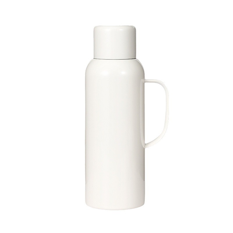 Термос з клапаном та датчиком температури YIWU 820 мл Білий (HP-14-55W)