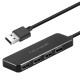 USB hub Acasis AB2-L412 на 4 порти USB 2.0 Чорний