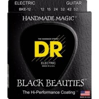 Струни для електрогітари DR BKE-12 Black Beauties Extra Heavy K3 Coated Electric Guitar Strings 12/52 Струни для електрогітари DR BKE-12 Black Beauties Extra Heavy K3 Coated Electric Guitar Strings 12/52