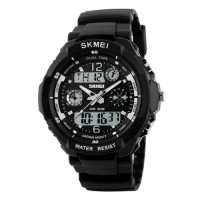 Чоловічий спортивний годинник Skmei S-Shock 0931 Чорний Чоловічий спортивний годинник Skmei S-Shock 0931 Чорний