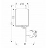 Бра Candellux Bendi 31x51 см Чорний (21-25296)