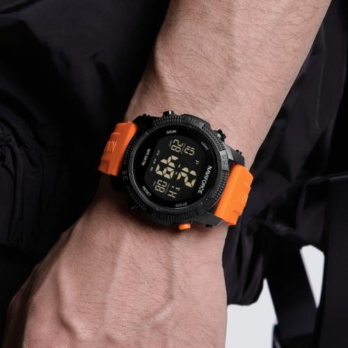 Наручний годинник чоловічий NaviForce Europe Orange Чорний (3154) Наручний годинник чоловічий NaviForce Europe Orange Чорний (3154)