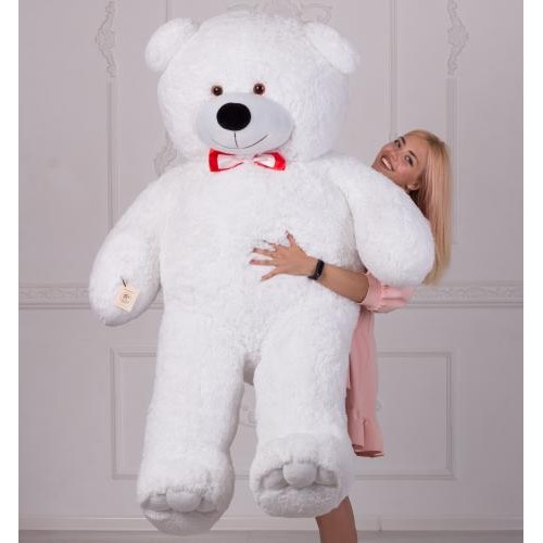 Плюшевий ведмедик Mister Medved Форрест 200 см Білий (015) Плюшевий ведмедик Mister Medved Форрест 200 см Білий (015)