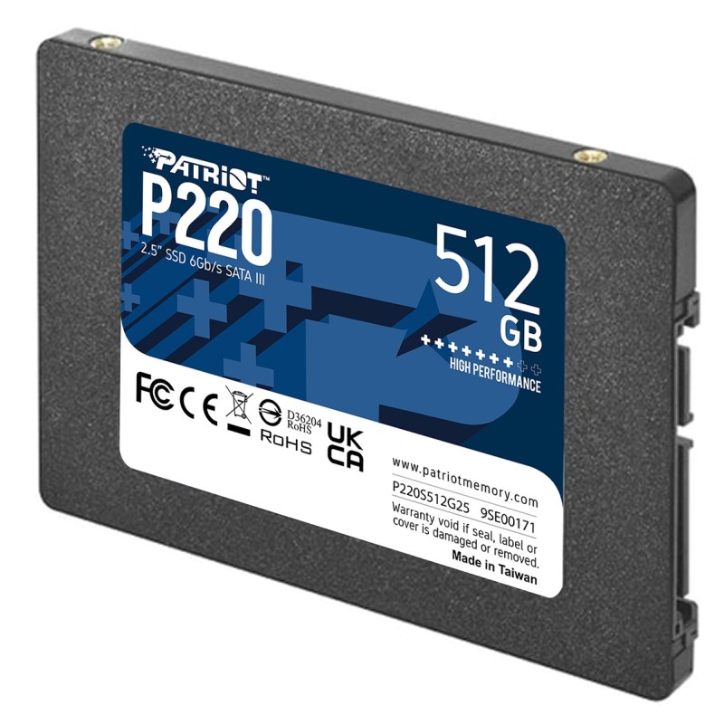 Накопичувач SSD 512GB Patriot P220 2.5