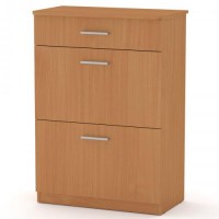 Тумба для взуття Компаніт ТО-3А Бук (73х40х102 см) Тумба для взуття Компаніт ТО-3А Бук (73х40х102 см)