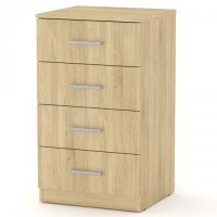 Комод Компаніт 4А Дуб сонома (49х45х85 см) Комод Компаніт 4А Дуб сонома (49х45х85 см)