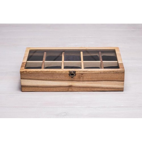 Скринька для зберігання наручних годинників ecoWalnut 8.2х34.2х18 см Скринька для зберігання наручних годинників ecoWalnut 8.2х34.2х18 см