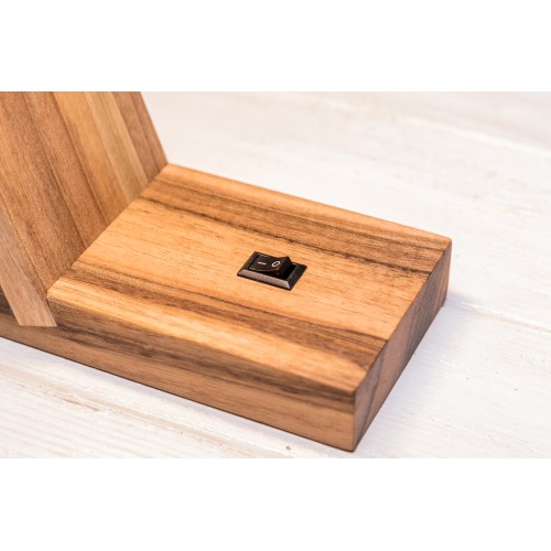 Декоративний ретро LED світильник Loft Design Edison ecoWalnut
