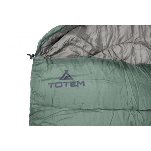 Спальний мішок Totem Fisherman XXL ковдра з капюш правий 190+30/90 Olive (UTTS-013-R)