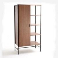 Шафа для зберігання в стилі Loft NS-2241 1930x900x400 мм Черный Шафа для зберігання в стилі Loft NS-2241 1930x900x400 мм Черный