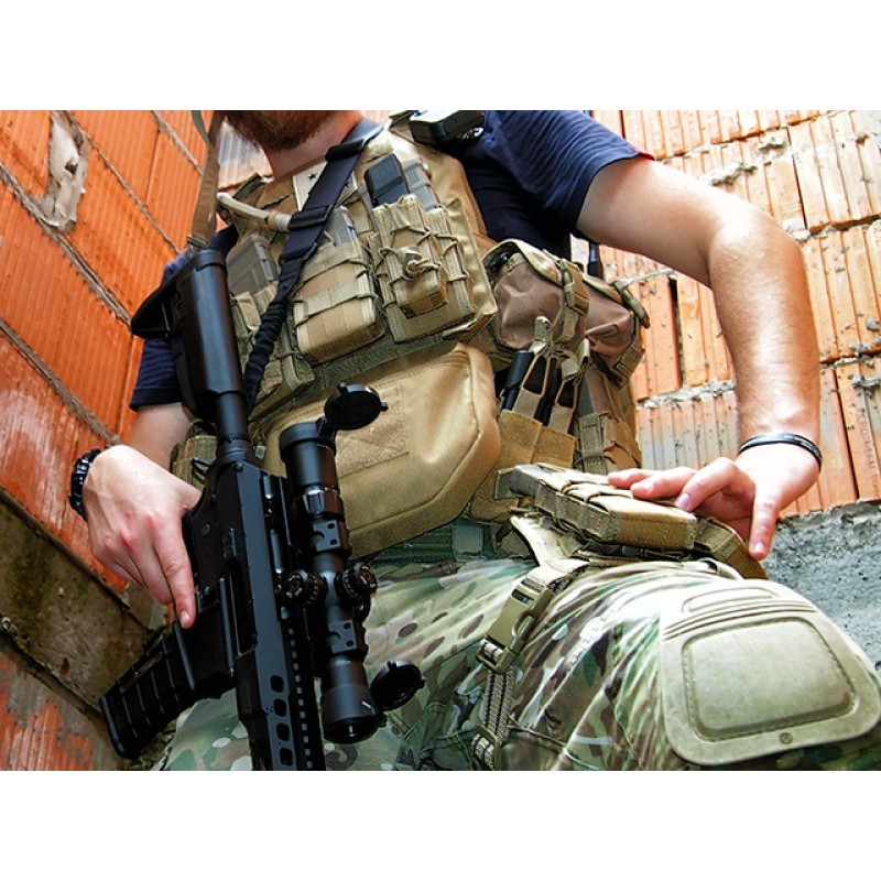 Тактична вставна нирка для жилета BSS Mod.2 Оливковий 23х17 см