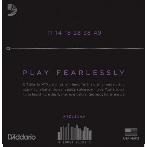 Струни для електрогітари D'Addario NYXL1149 Nickel Wound Medium Electric Guitar Strings 11/49 Струни для електрогітари D'Addario NYXL1149 Nickel Wound Medium Electric Guitar Strings 11/49