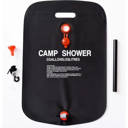Портативний літній душ Camp Shower 20 л Чорний (2104618606) Портативний літній душ Camp Shower 20 л Чорний (2104618606)
