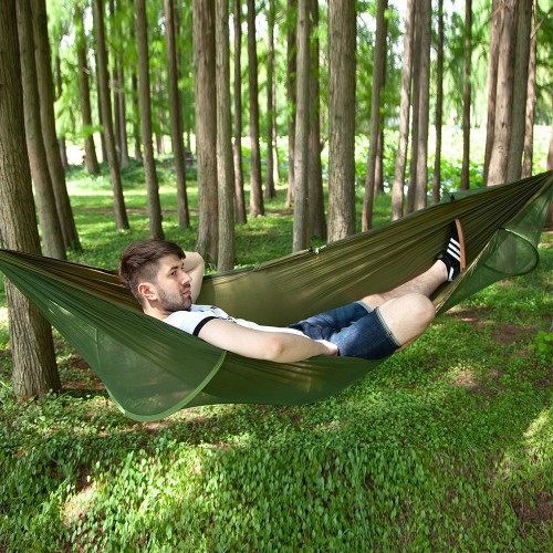 Гамак туристичний з москітною сіткою Camp підвісний 250x120 см (Н051057)