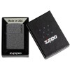 Бензинова запальничка Zippo Iron Stone Zippo Logo Сірий (211 ZL)