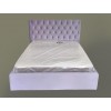Ліжко двоспальне BNB Arizona Premium 140 х 190 см Simple З додатковою металевою цільнозварною рамою Бузковий