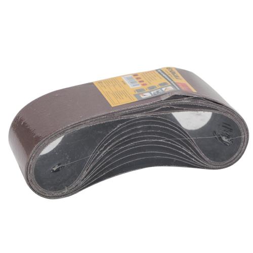 Стрічка шліфувальна нескінченна 75×533мм P180 (10шт) SIGMA (9152161) Стрічка шліфувальна нескінченна 75×533мм P180 (10шт) SIGMA (9152161)