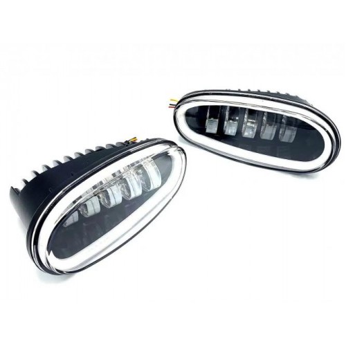 Комплект протитуманних LED фар AllLight для Daewoo 5 лінз 50W 2 шт