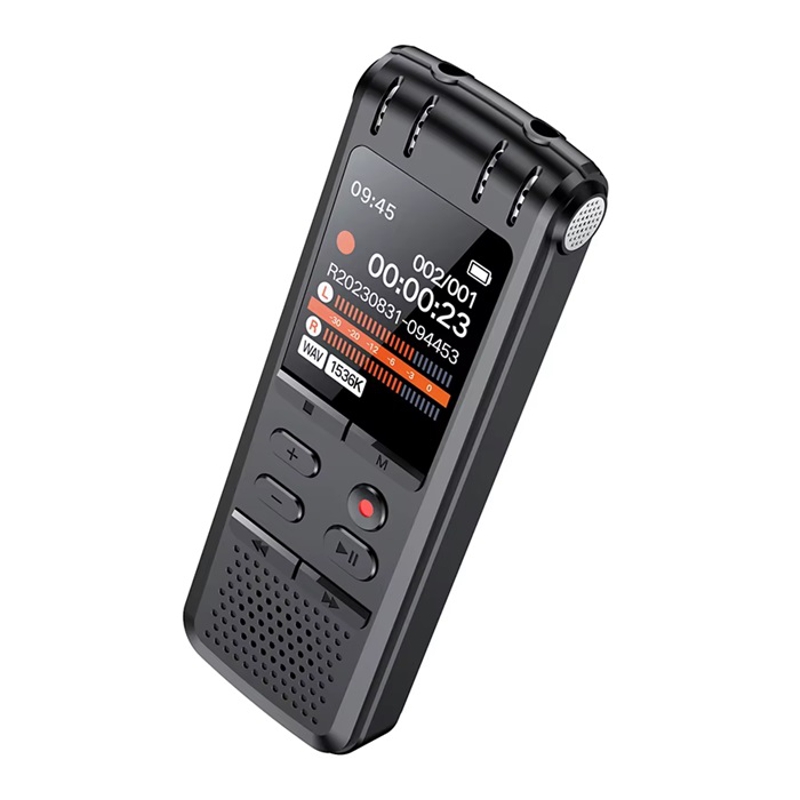 Професійний цифровий диктофон з шумозаглушенням та лінійним входом Savetek GS-R58, 32 Гб пам'яті