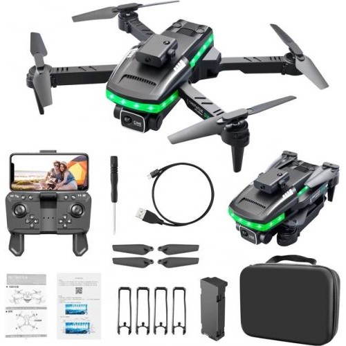 Квадрокоптер S162 з 4K камерою до 20 хв з кейсом Чорний (050665) Drone Квадрокоптер S162 з 4K камерою до 20 хв з кейсом Чорний (050665) Drone