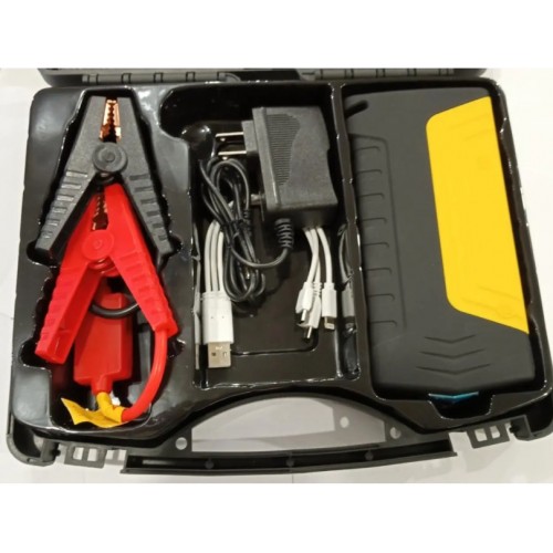Пусковий автомобільний пристрій для акумулятора з компресором у валізі JUMP STARTER Power Bank 50800mAh