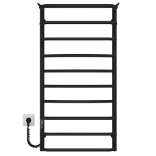 Рушникосушарка електрична Юність П10 500х1000 Deffi Чорний JD03 (C.YU.100.50.10.E.B.L.1)