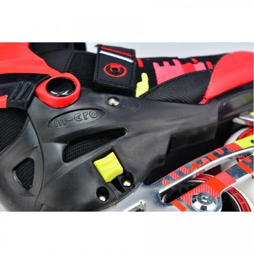 Ролики Micro Duality 37-40 Чорний-Червоний Ролики Micro Duality 37-40 Чорний-Червоний