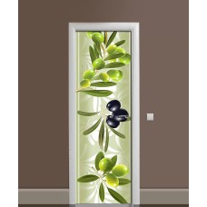 Наклейка на двері Zatarga «Сади Менара» 650х2000 мм вінілова 3Д наклейка декор самоклеюча