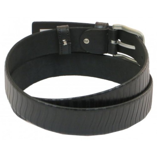 Шкіряний ремінь Skipper 110-130 x 3.5 см Чорний (1040-35) Шкіряний ремінь Skipper 110-130 x 3.5 см Чорний (1040-35)