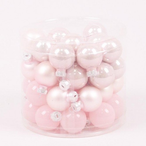 Кульки скляні Flora D 3 см 45 шт Світло-рожевий (44554) в інтернет супермаркеті PbayMarket!