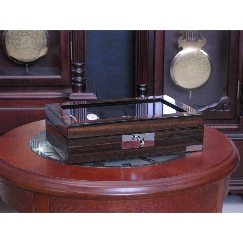 Шкатулка для зберігання годинників Salvadore WB/2386/10.EB 31,5х21х8,5 см Коричнево-чорний